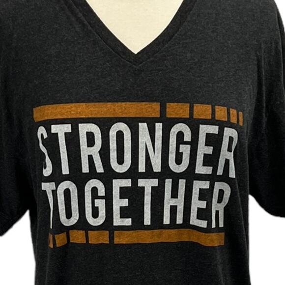 STRONGER TOGETHER Grey T-shirt XL - Picture 2 of 8